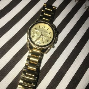 MK gold watch